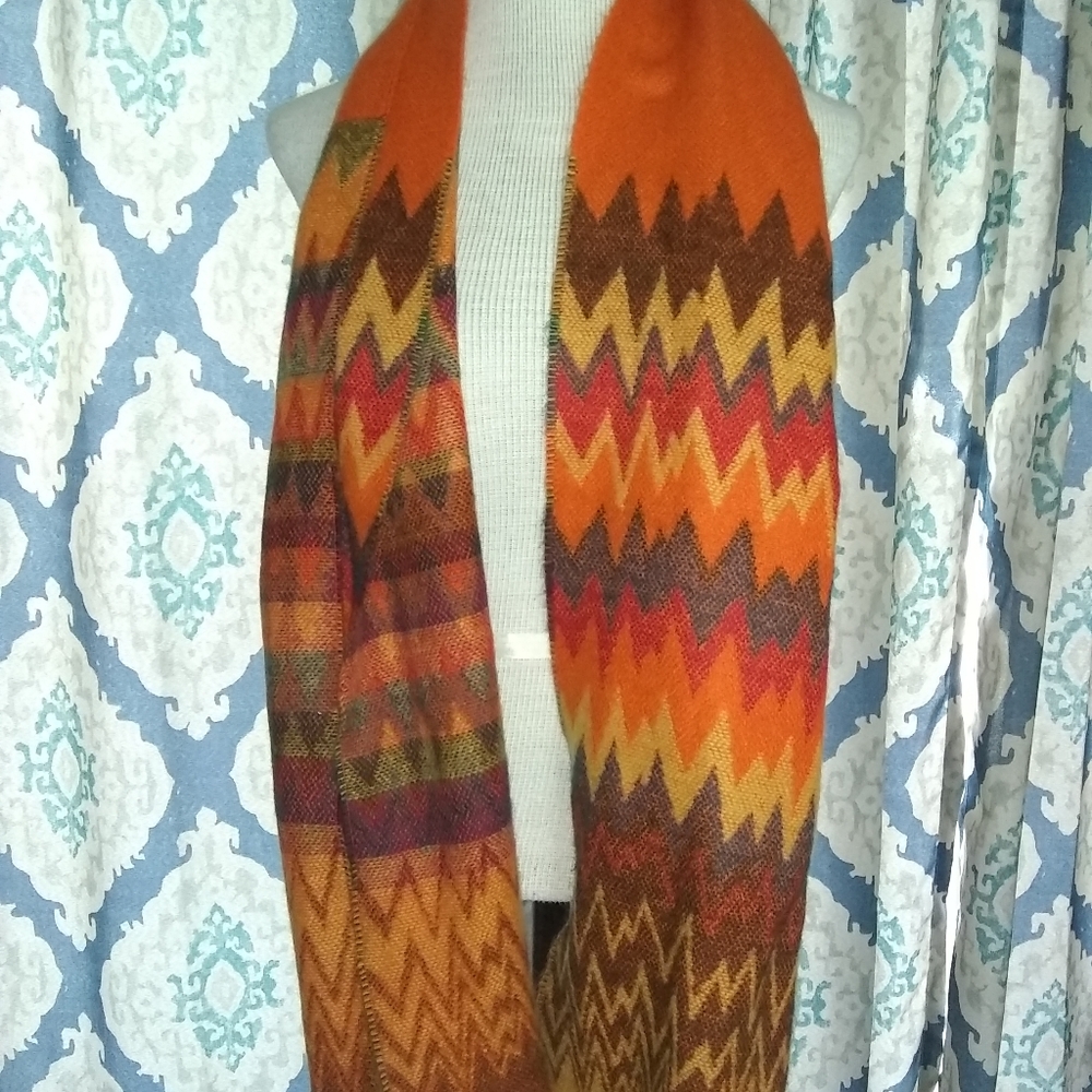 Wool blend scarf